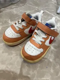 Nike スニーカー オレンジ/ホワイト/レッド 14cm