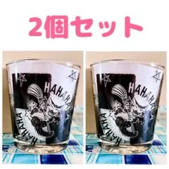 【同梱割引あり】2個セット：ソーダーガラス製グラス 天使と悪魔 新品ダヤン