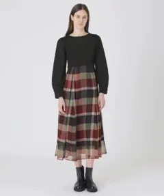 BLUE LABEL CRESTBRIDGE チェックチュールニットセットアップ - メルカリ