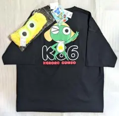 ケロロ軍曹　Tシャツ　ヘアバンド付　黒色　ケロロ　3L サイズ