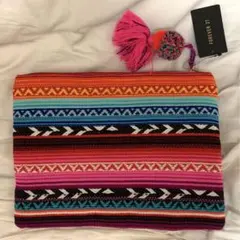 Forever 21 ポーチ/クラッチ 刺繍 民族 モロッコ 新品タグ付きのサムネイル