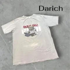 Darich Dベア ヴィンテージ Tシャツ ビッグシルエット グレージュ　半袖のサムネイル