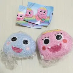 ざわざわ森のがんこちゃん ぬいぐるみボールチェーン　ガチャ　2種　がんぺー