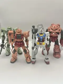 メガサイズ ガンダム ザク 塗装済 シャア専用 ガンプラ ザクⅡ rx-78-2