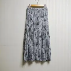【新品タグ付き】レプシィム　パイソン柄プリーツロングスカート　F