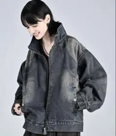 ADRER 24ss デニムジャケット ADRER」 デニムジャケット M ブラック メンズ ADRER 「ADRER