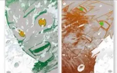 ヒロアカ　原画展　ポスター　緑谷　爆豪