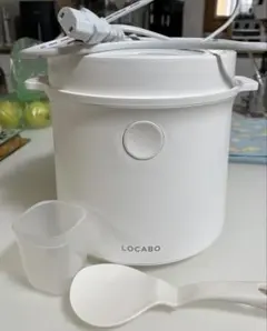 LOCABO 炊飯器 ホワイト（美品）のサムネイル