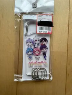 カラフルピーチ　カラビナ　キーホルダー　クリア