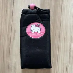 ハローキティ ペットボトルホルダー メガネ入れ黒