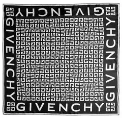 新品未使用　GIVENCHY ジバンシィ　シルク100%スカーフ　モノグラム柄