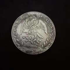 ★本物保証　メキシコ　自由の帽子　8レアル　銀貨　凖未使用　PCGS ☆本物保証メキシコ自由の帽子8レアル銀貨凖未使用PCGS