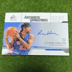 NBA03-04SP signatures リチャードハミルトン 初期傷あり