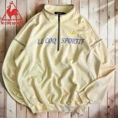 02M701◯lecoq sportif ハーフジップ スウェット ゴルフウェア