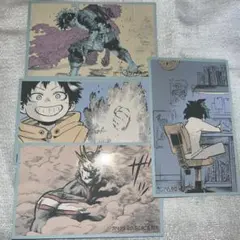 ヒロアカ原画展 メモリアルコレクション 4点