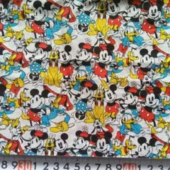 クラッシックミッキー＆ミニー ドナルド デイジー プルートＵＳＡコットン生地