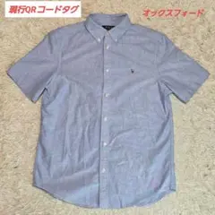 現行QRタグ ポロラルフローレン 半袖 オックスフォードシャツ XL ポニー