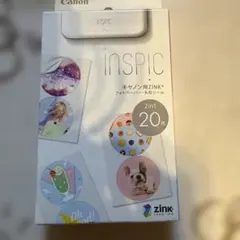 Canon inspic用 ZINKフォトペーパー 20枚