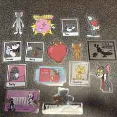 トムとジェリー　ダイカットステッカーセット１５枚