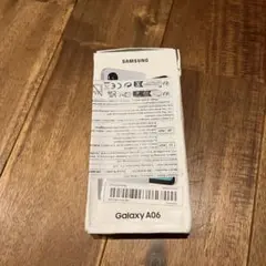 未開封品　Samsung Galaxy A06 4GB 64GB ホワイト