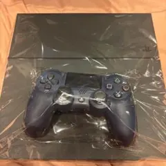 プレイステーション4 本体 ケーブル　コントローラー(紺)