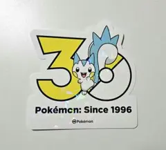 【韓国限定】ポケモン 30周年 ステッカー パチリス 韓国限定 ポケモン メガ フェスタ 30周年 ランダムステッカー パチリス