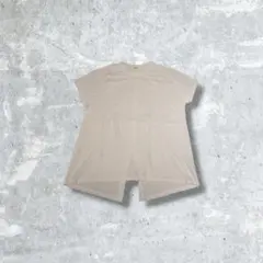 BEAMS HEART 半袖Tシャツ ホワイト バックスリット コットン ルーズのサムネイル