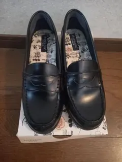 HAWKINS prima　ローファー　黒　24.5cmのサムネイル