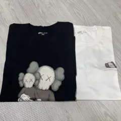 ユニクロ　Tシャツ　カウズ　KAWS 2XL 2枚セット　UT