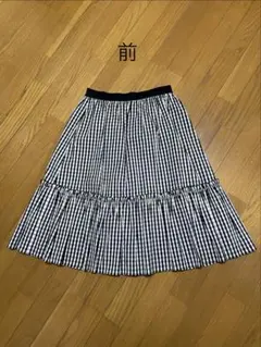 M'S GRACY ギンガムチェック フレアスカート 40