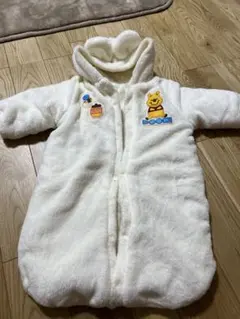 西松屋　Disney Baby プーさん もこもアウター おくるみ