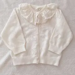 FAVON フリル付きカーディガン 90サイズ