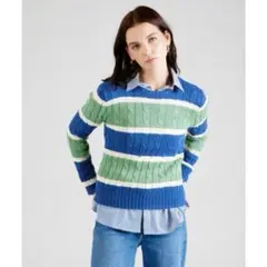 POLO RALPH LAUREN ケーブル　コットン　セーター　ニット