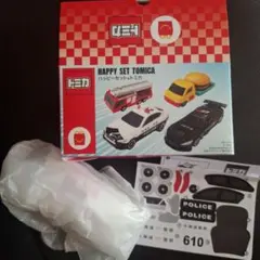 マクドナルド　ハッピーセット　トミカ　日産スカイライン　パトカー　DVD付き