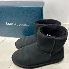 Emu Australia ムートンブーツ　ブラック　24cm