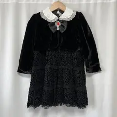 【120サイズ】プラムフルル　女の子　入園式　卒園式　セットアップ　ブラック