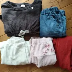 プティマインHusHusH120まとめ売りチュニックショートパンツフレアパンツ