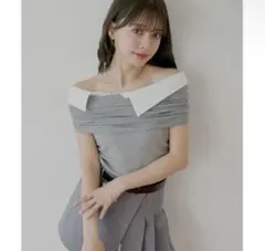 シャツレイヤードデザイントップス Chicoのサムネイル