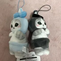 mofusand うさにゃん 青 黒 2点セット ともにゃん様専用