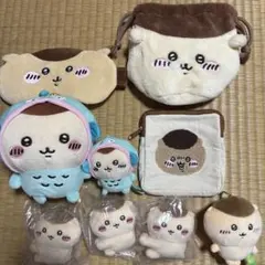 くりまんじゅうポーチ　巾着　アイマスク　クリップ　9点セット