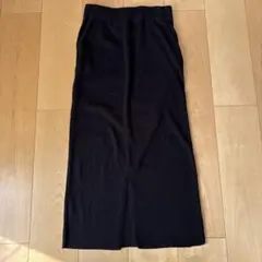 Discoat 黒タイトスカート サイドポケット付き