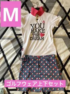 ルコックゴルフ　シャツM スカート9号