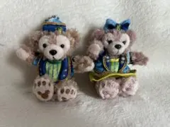 ディズニー ダッフィー＆シェリーメイ ぬいぐるみストラップ 15周年