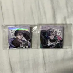 剣持刀也　不破湊　スクエア缶バッジ