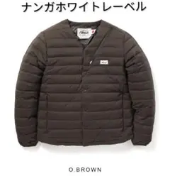 【完売品】ナンガホワイトレーベル　ダウンカーディガン　Mサイズ