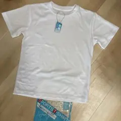 【新品】吸汗速乾 ホワイト メッシュ　半袖Tシャツ 140cm 130cm