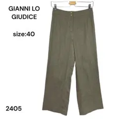 GIANNI LO GIUDICE パンツ　カジュアル　40　オフィス　ゆったりのサムネイル