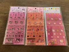 【正規品】サンリオ タイルシール クロミ 日焼けキティ マイメロ 3枚セット