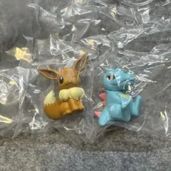 ポケモン　しっぽみてみて！フィギュア　イーブイ　ワニノコ　セット