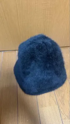 SHEIN ブラック ファー バケットハット